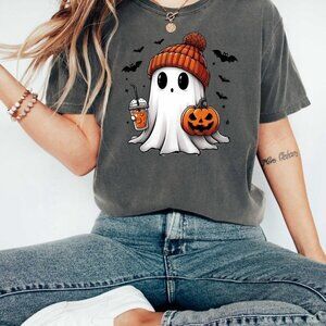Funny Spooky Sweatshirt Womens Ghost Sweatshirt Spooky Season Halloween Party